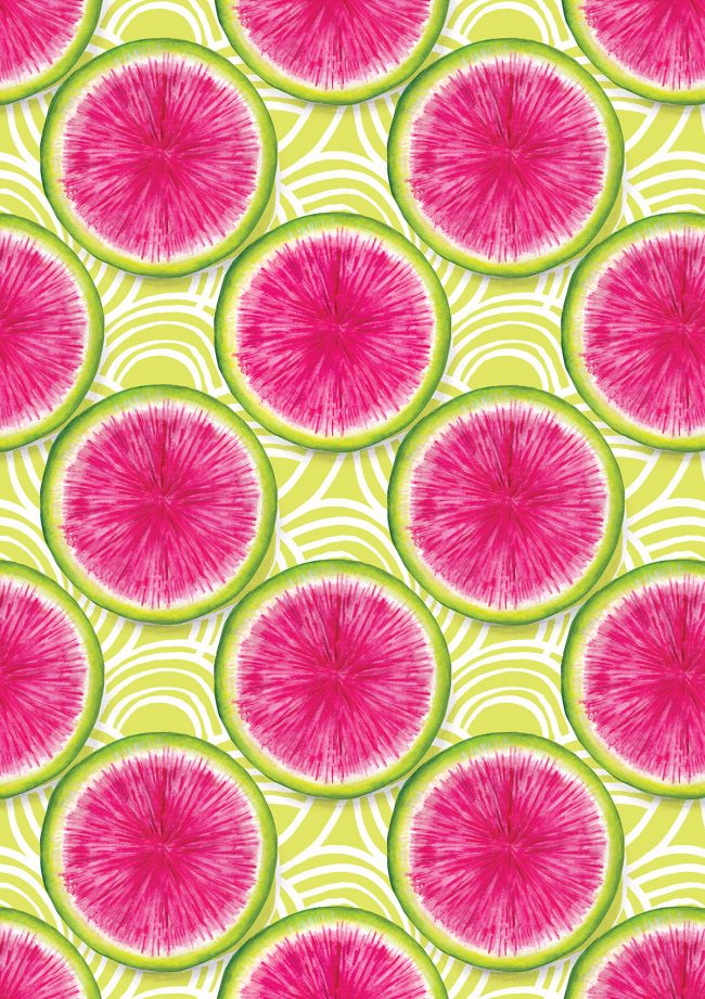 watermelon-radish-pattern