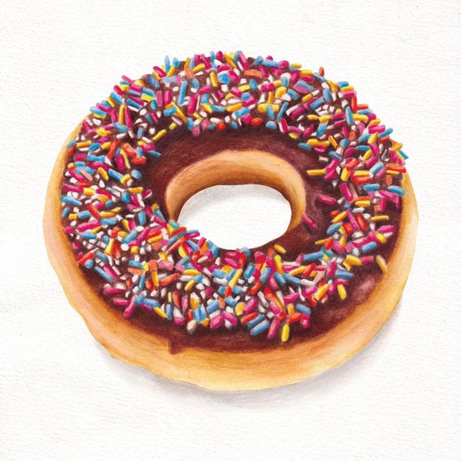 food-illustration-ring-doughnut